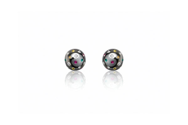 cosmo silver earrings