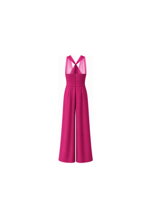 The Élan Jumpsuit — Fuchsia