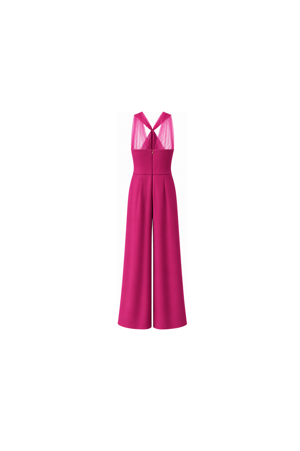 The Élan Jumpsuit — Fuchsia