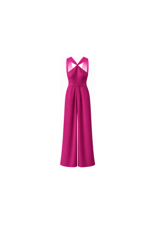 The Élan Jumpsuit — Fuchsia