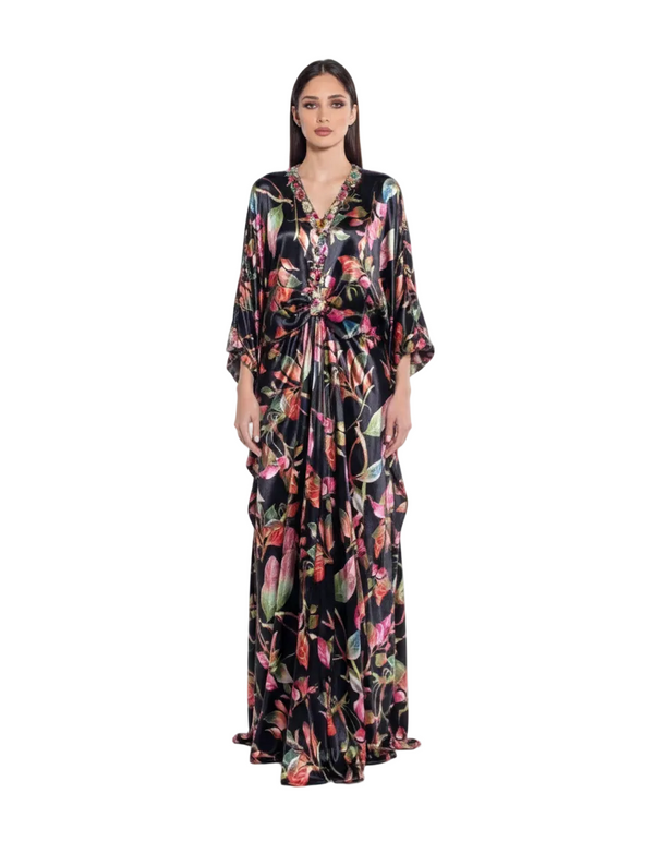 Silk Velvet Mandela Abaya
