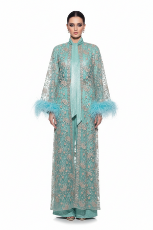 feathery kimono