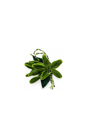 Emerald Bloom Brooch
