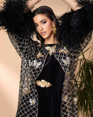Fadar butterfly abaya