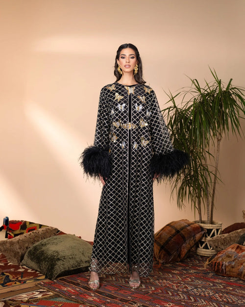 Fadar butterfly abaya