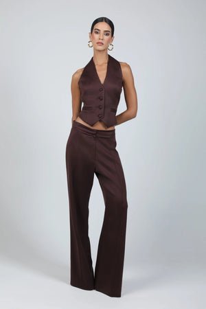 Joukh Vest Chocolate Brown