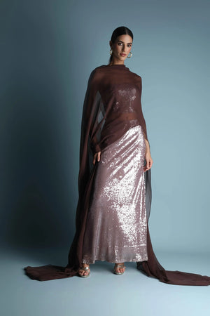 Mocha Stardust Gown