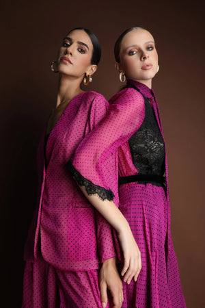 Sheer-Lace Maxi Dress