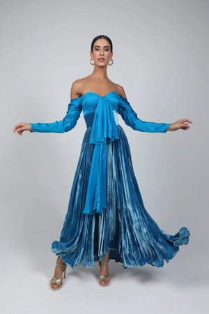 Blue Symphony Dress