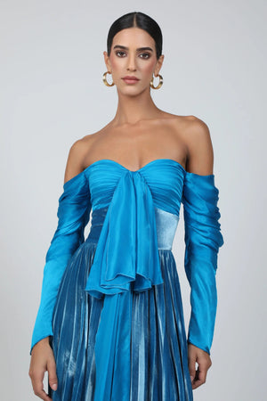 Blue Symphony Dress