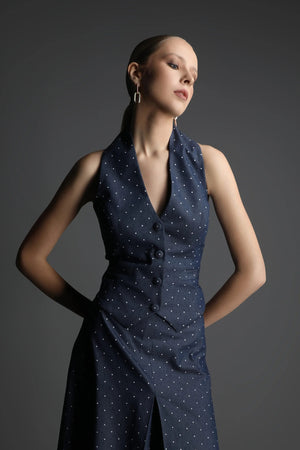 Dot Halter Vest