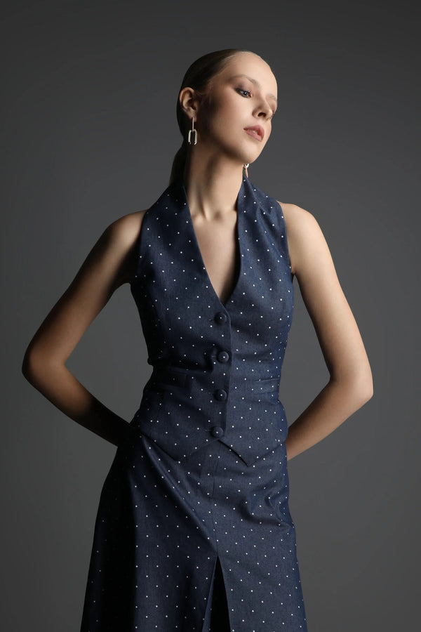 Dot Halter Vest