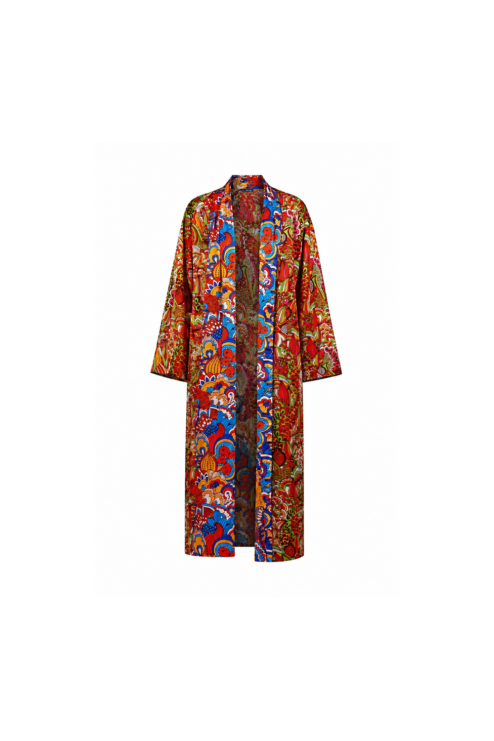 Double Face Satin Cardigan