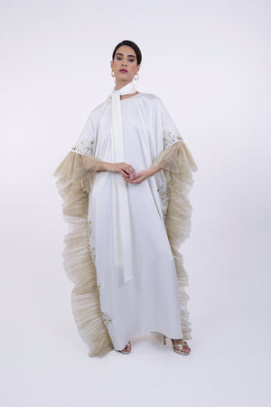 Ivory abaya