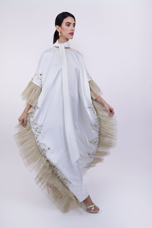 Ivory abaya