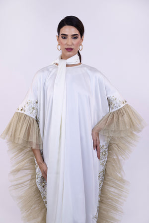 Ivory abaya