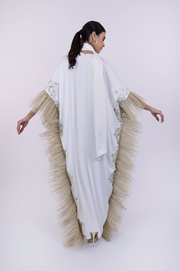 Ivory abaya