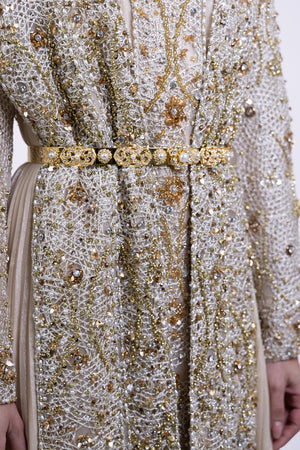 Golden pearl Halo Belt