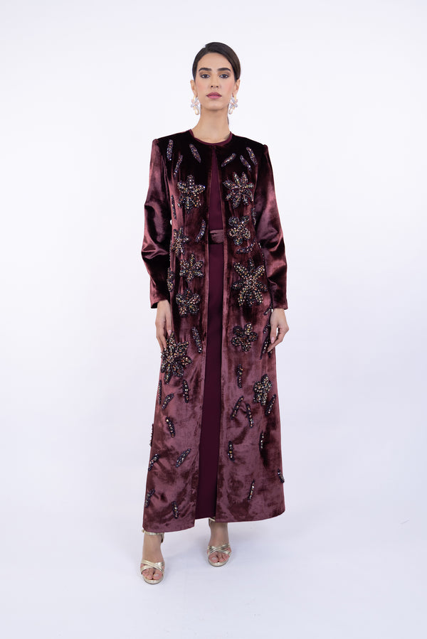 Rose abaya