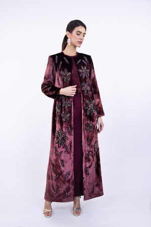 Rose abaya