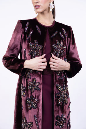 Rose abaya