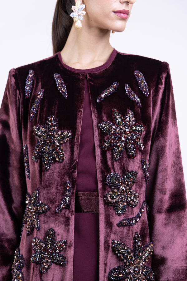 Rose abaya