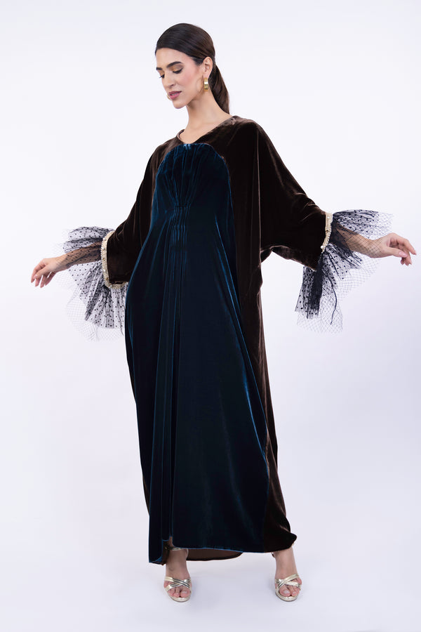 Emerald Shadow abaya