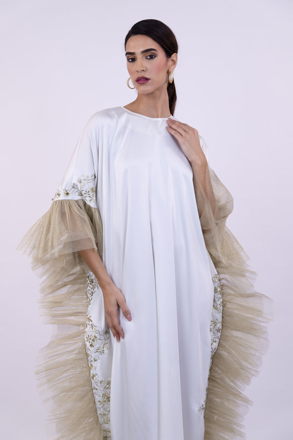 Ivory abaya