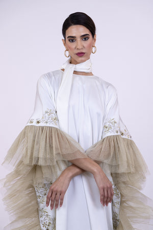 Ivory abaya