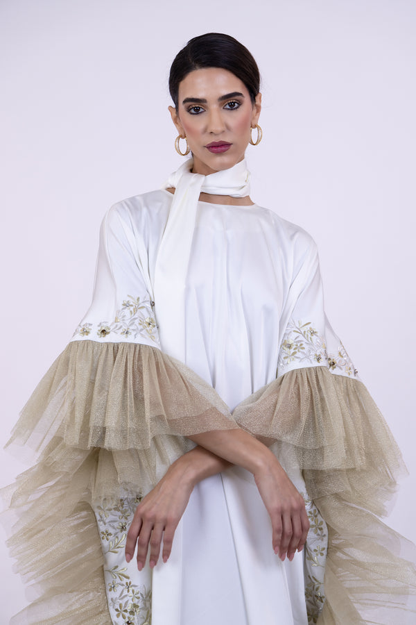Ivory abaya