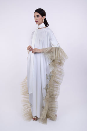 Ivory abaya