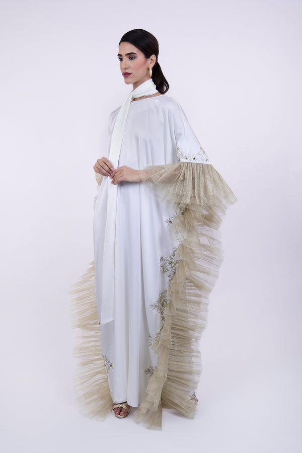 Ivory abaya
