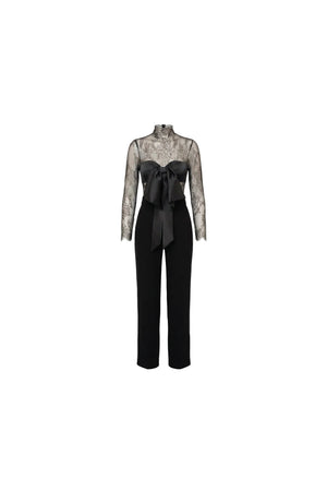 Lace Bow Jumpsuit
