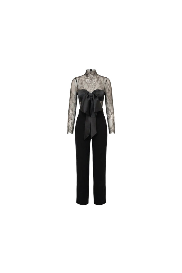 Lace Bow Jumpsuit