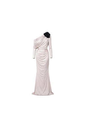 Draped Jersey Gown