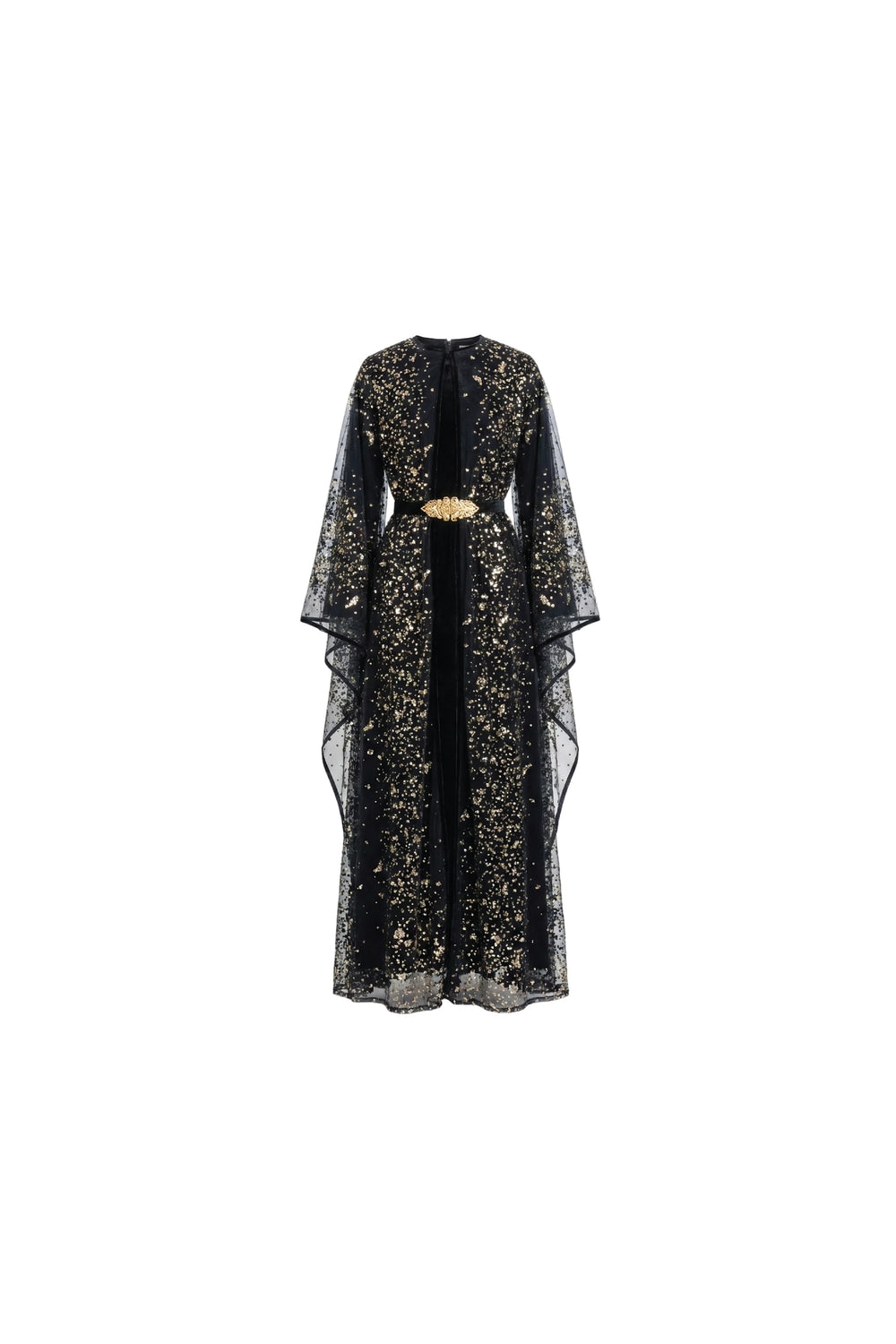 butterfly sequin abaya