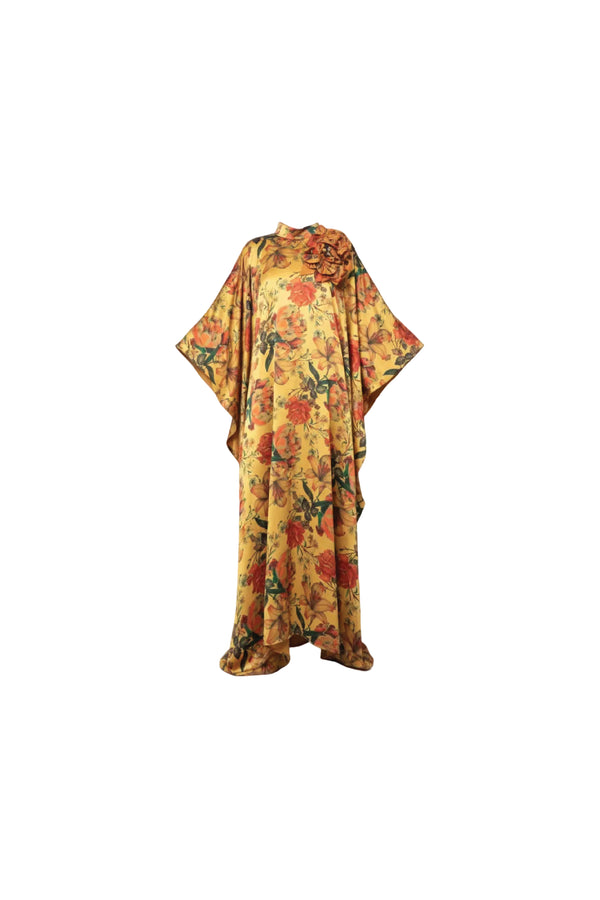 Golden Bloom Kaftan
