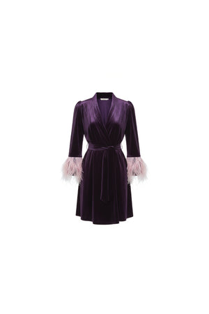 Short Velvet Cardigan