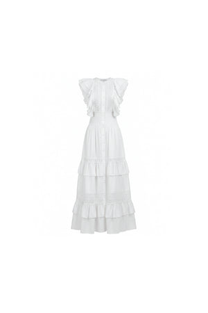 Rosé Cascade Dress