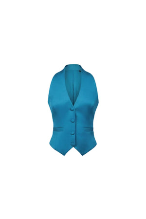 Teal Essence Halter Vest