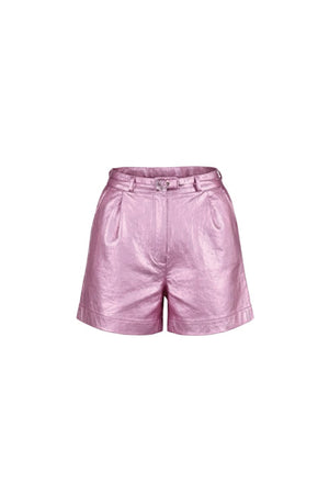 La Rosa Leather Shorts