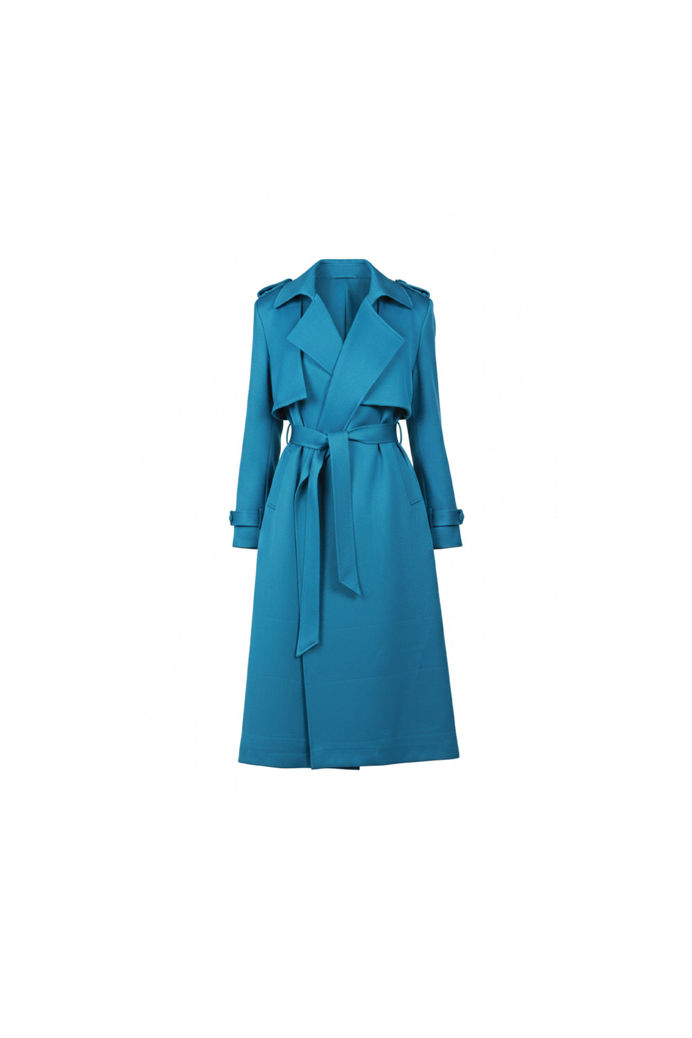 Joukh TEAL Trench Coat
