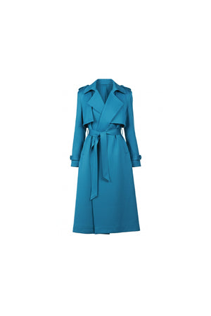 Joukh TEAL Trench Coat