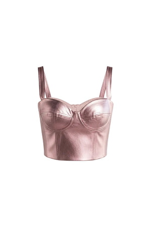 La Rosa Leather Corset