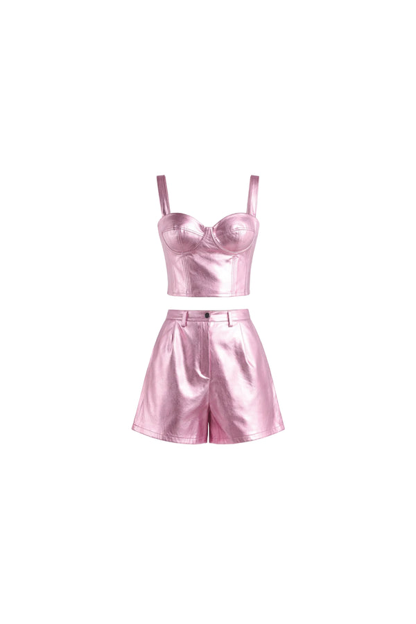Barbie Leather Corset and Shorts
