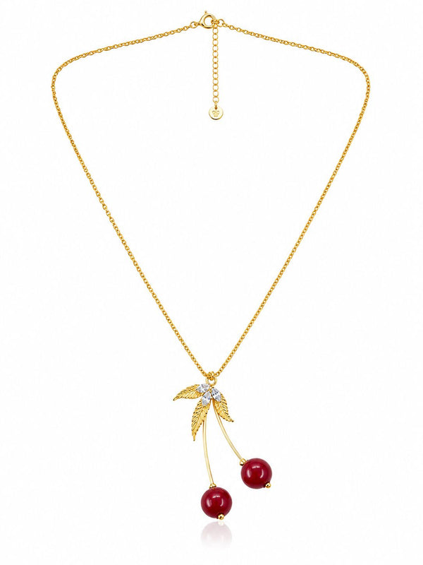 Cherry Pendant Necklace