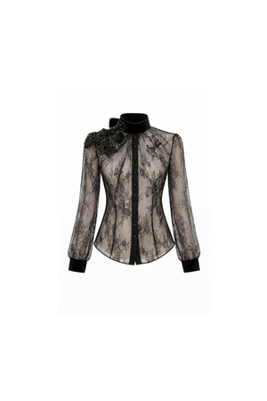Sheer Lace Top