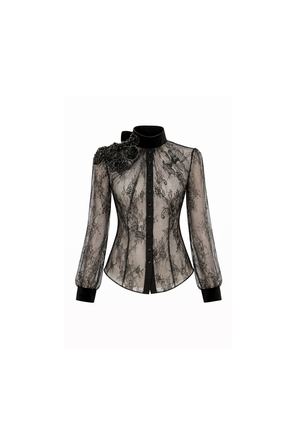Sheer Lace Top