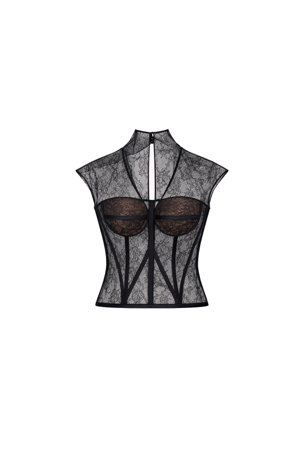 Sheer Lace Corset
