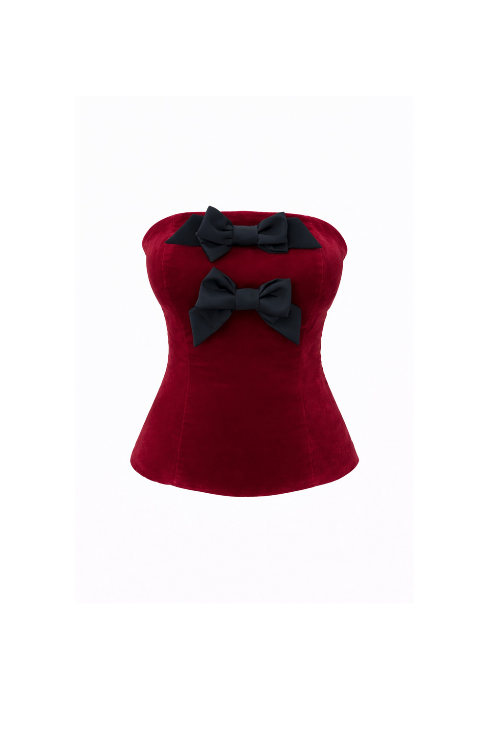 Velvet Bow Top
